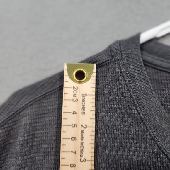 Polo Ralph Lauren Shirt Sweater Pullover Mens XL Gray Long Sleeve White Pony Vtg - Picture 8 of 16